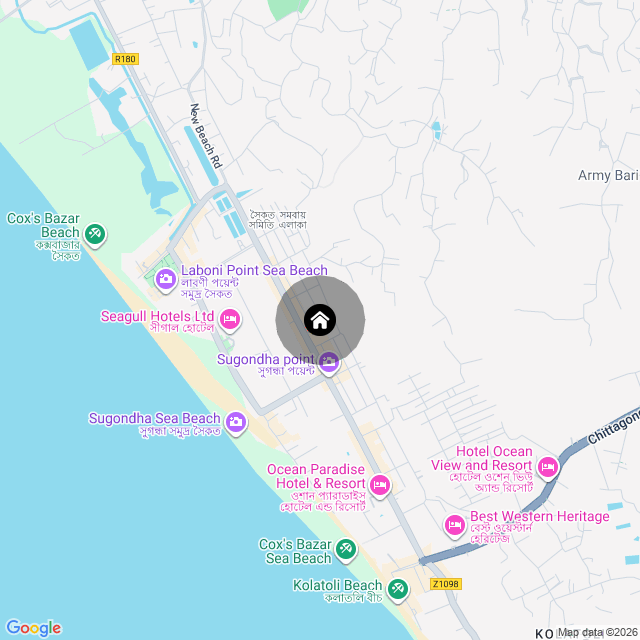 Map of the area