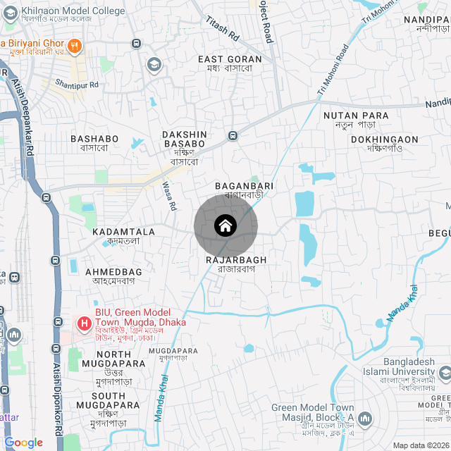 Map of the area