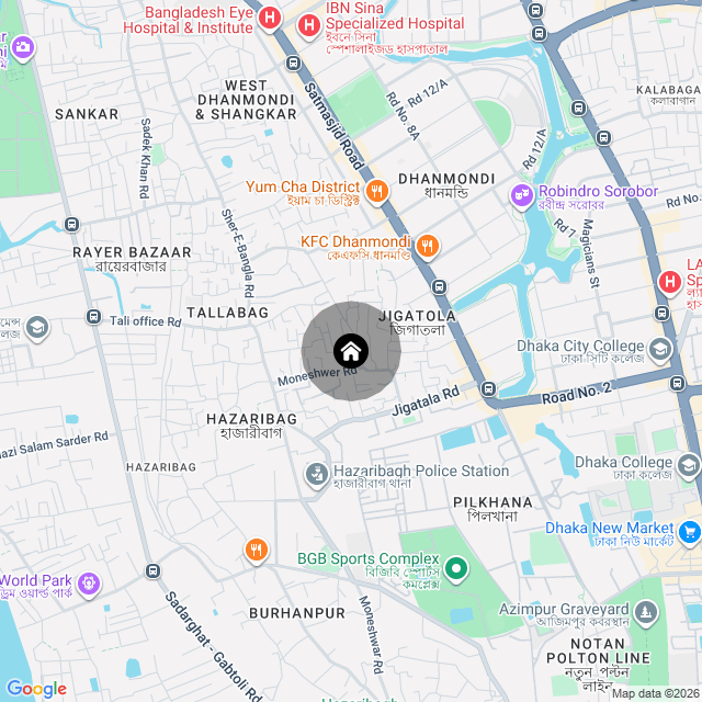 Map of the area