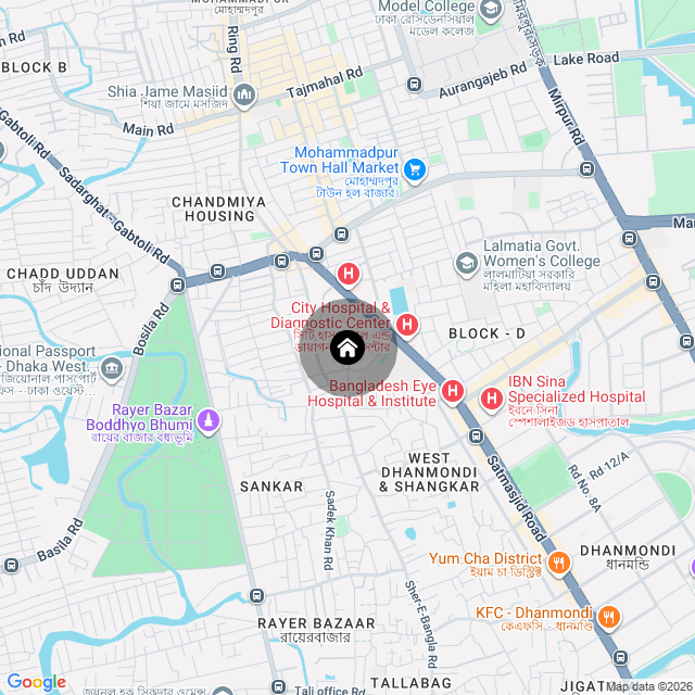 Map of the area