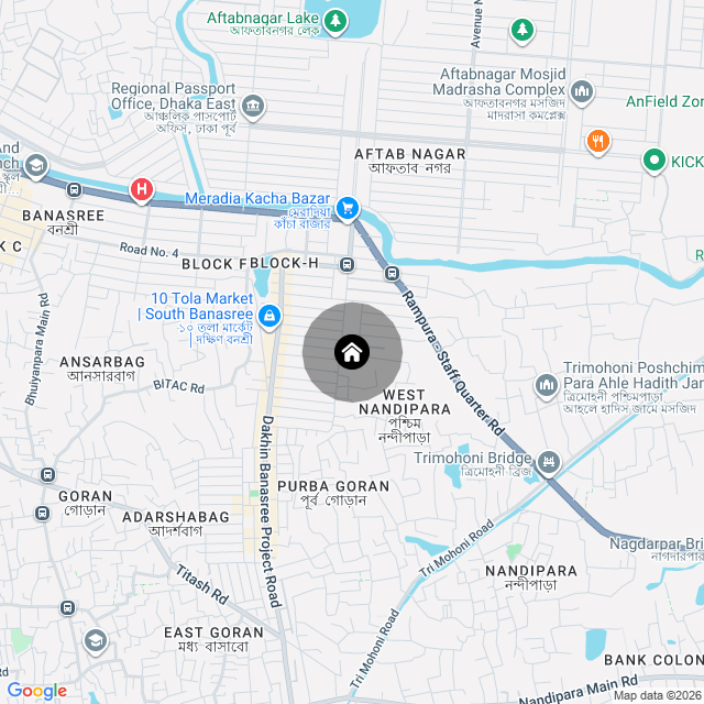 Map of the area