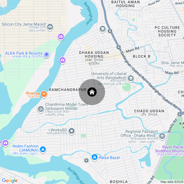 Map of the area