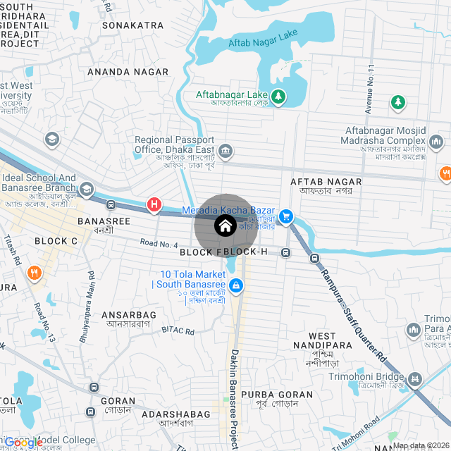 Map of the area