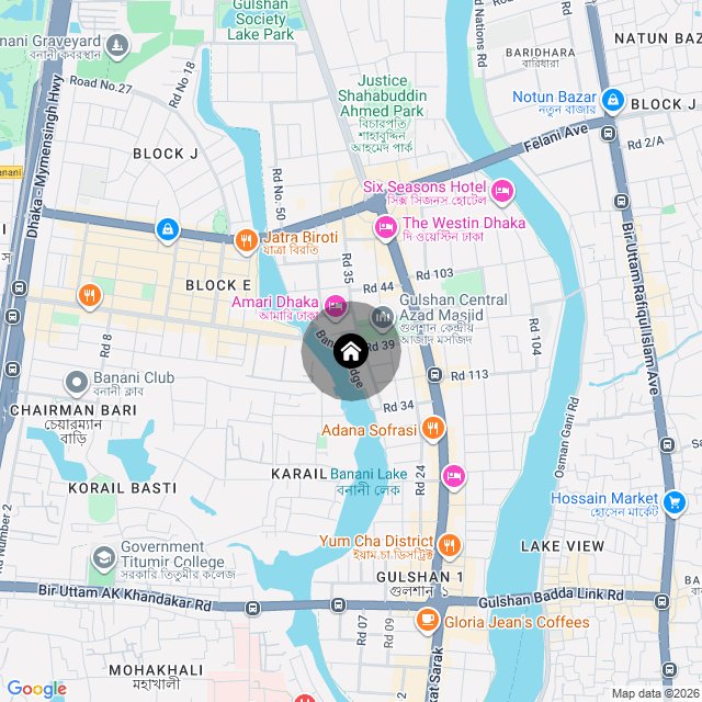 Map of the area