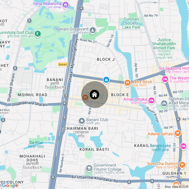 Map of the area