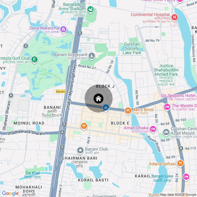 Map of the area
