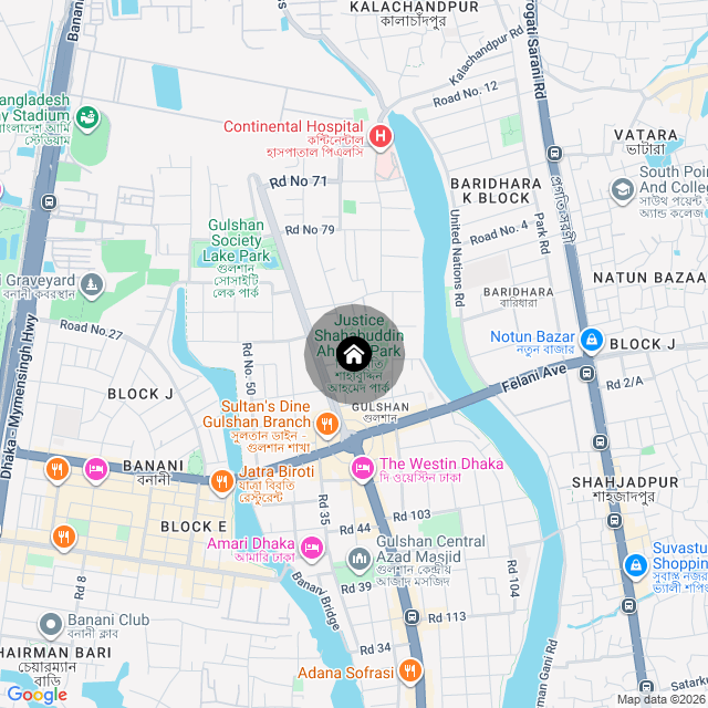 Map of the area