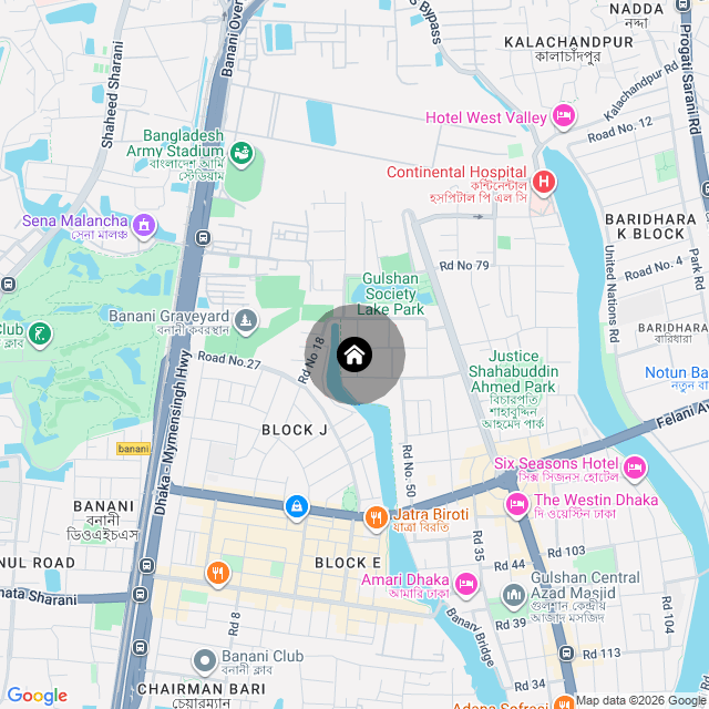Map of the area