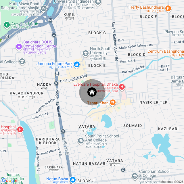 Map of the area