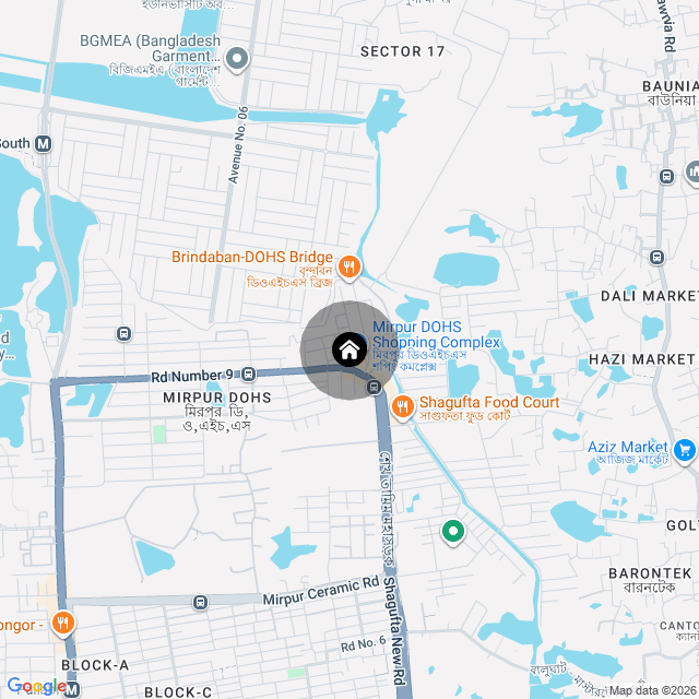 Map of the area