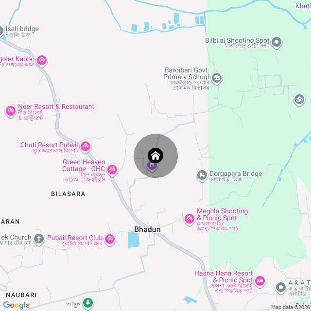Map of the area