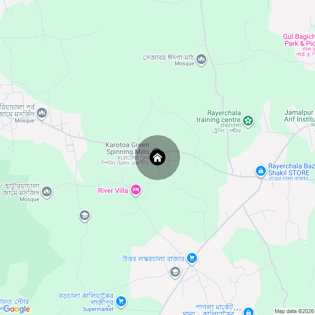 Map of the area